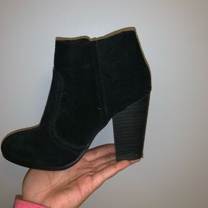 Faux suede booties from H&M